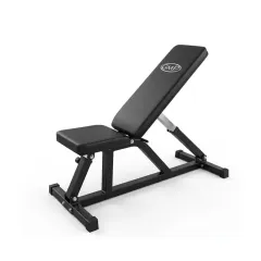 Banco multiangular para gimnasios con inclinación regulable respaldo y asiento