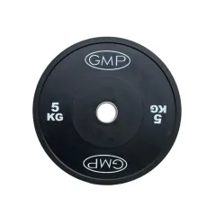 Disco Olimpico Bumper NEGRO x 5kg -Importado