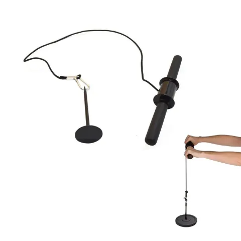 Ejercitador de muñecas para discos de peso - Wrist roller