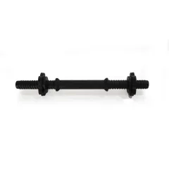 Mancuerna metalica recubierta en PVC con rosca PVC - 25mm