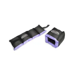 Tobilleras con peso 4kg reforzada recargable carga acero (par)