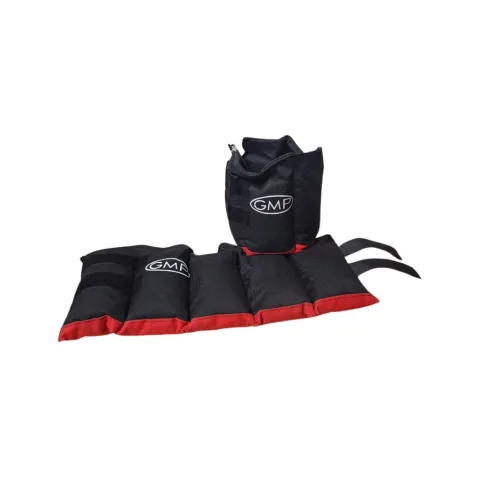 Tobilleras con peso 7kg reforzada recargable carga acero (par)