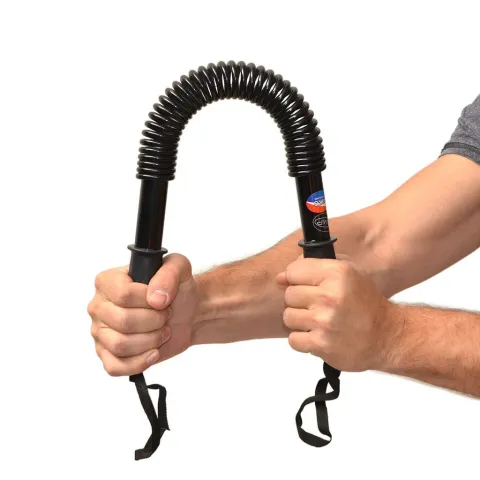 Barra ejercicios de fuerza con resorte - power twister -30Kg