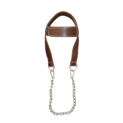 Cabezal de cuero con cadena ajustable