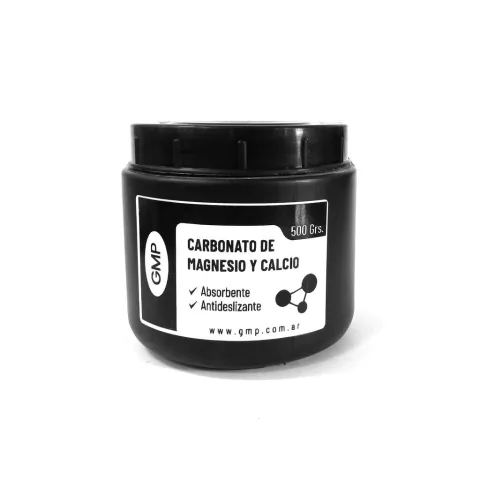 Magnesio y Calcio- Carbonato - 500grs -absorbente y antideslizante (en pote)