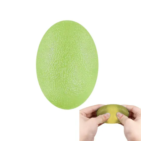 Pelota forma huevo de goma termoplástica antiestress