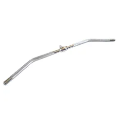 Barra dorsalera polea cromada maciza 120 cm