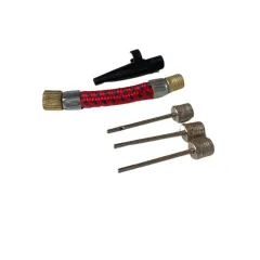 Picos para inflar pelotas + mangueras
