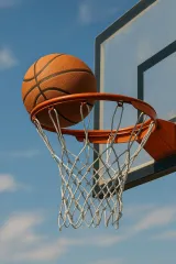 Red Basquet 12 Enganches Profesional Algodón Para Aro Basket