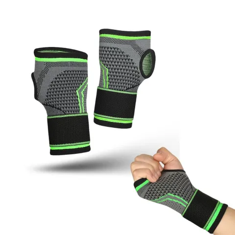 Manoplas Muñequeras Compresion Ajustable Lesiones PAR