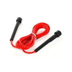 Soga para saltar PVC largo regulable 3m largo total - ROJO