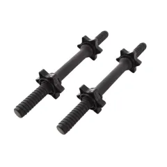 PAR Mancuerna hierro hueco 36 cm recubierto en PVC con rosca -24 mm - max carga 40 kg