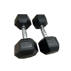 PAR Mancuerna hexagonal engomada 10kg