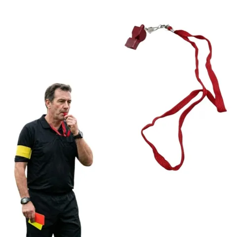 Silbato profesional con collarin FOX 40 - ROJO