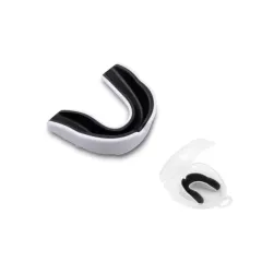 Protector bucal bicolor moldeable para adultos con caja plastica