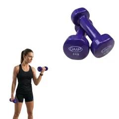 PAR Mancuerna recubierta en goma vinilica 3kg -VIOLETA
