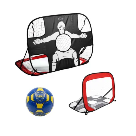 Arco De Fútbol Infantil + Pelota fútbol infantil N  2 BOCA