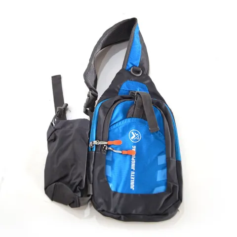 Mochila bandolera morral tactico de running con portabotella
