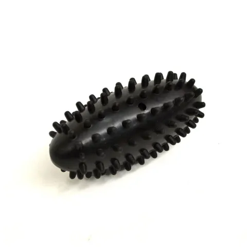 Pelota masajes oval con pinches blanda 12 x 6 cm