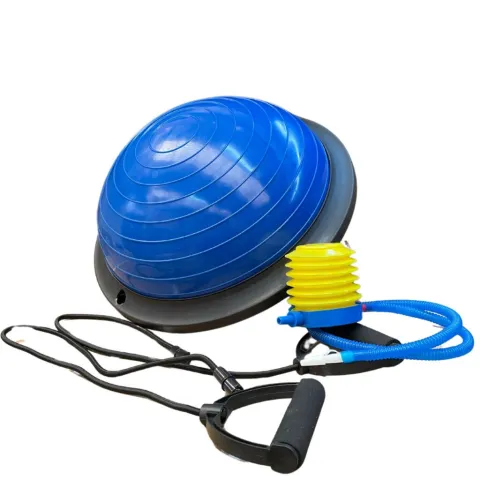Bosu semiesfera 45cm con bandas elasticas