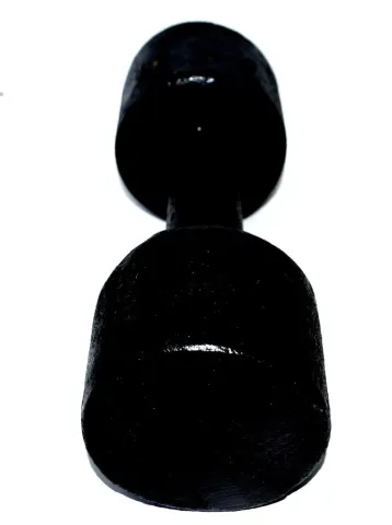 Mancuerna fundicion cilindrica negra 10 kg