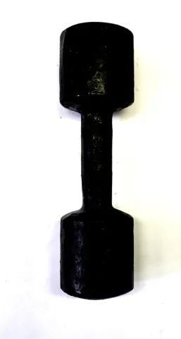 Mancuerna fundicion cilindrica negra 5 kg